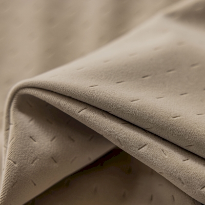Rideau Merveille, Tissu Velours Motif Lignes Fines, 11 Couleurs Disponibles