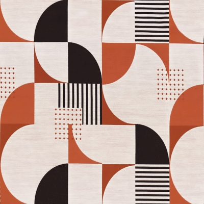 Chenille Geometric Patterned Curtains, Two Colors Available