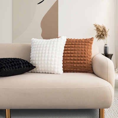 Coussin Imitation Fourrure