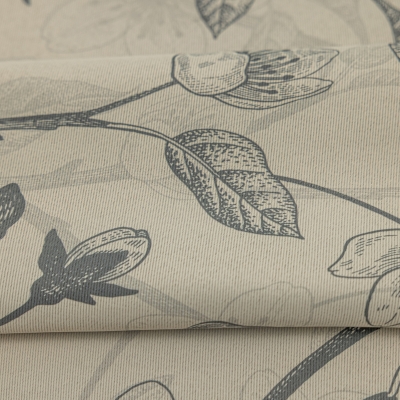 Rideau CERRADO, Rideau Sur Mesure, Rideau Occultant et Isolant, Tissu Imprimé, Motif de Fleur de Pêcher