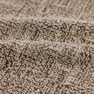 Terra Custom Curtain, Wool Fabric, Granite Effect Weave