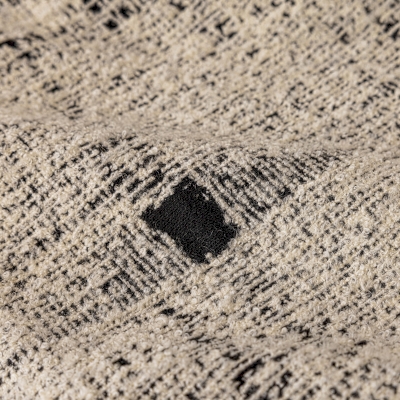 Custom Blackout Curtains, Textured Wool-Blend Jacquard, Modern Abstract Weave – PAPAGO Curtains