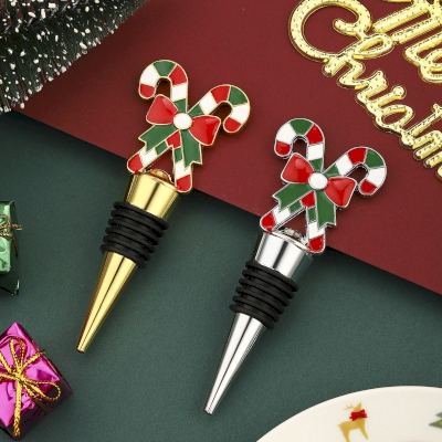 Lot de 2 Bouchons de Bouteille BELNOR, Noël Sucre d’Orge Hermétiques