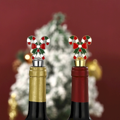 Lot de 2 Bouchons de Bouteille BELNOR, Noël Sucre d’Orge Hermétiques