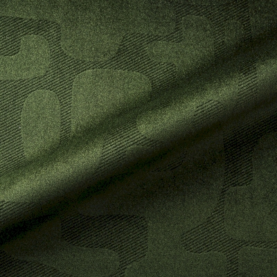 Custom-Made LORÉNZA Curtain, Water-Repellent Sculpted Velvet, Contemporary Geometric Relief Pattern