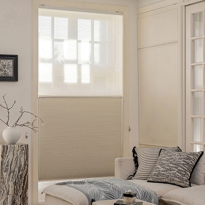 Custom Cellular Shades Day & Night, Light Filtering & Blackout, 1-1/2