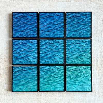 Ocean in the Palm of Your Hand: Custom Hand-Sculpted Wave Art